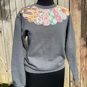 Vintage Quilt Patchwork Sweatshirt